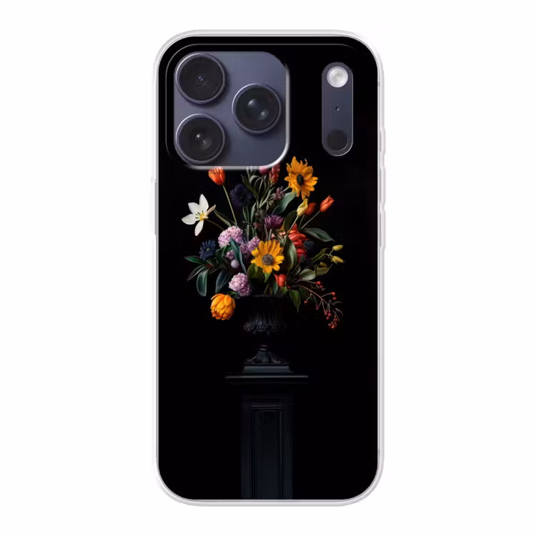 Zonnebloemen - Boeket - Kleurrijk Telefoonhoesje iPhone 17 Pro klein -3d