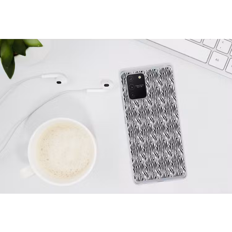 Zwart - Wit - Zebra - Patroon Telefoonhoesje Samsung Galaxy S10 Lite klein 364 -oordopS10Lite