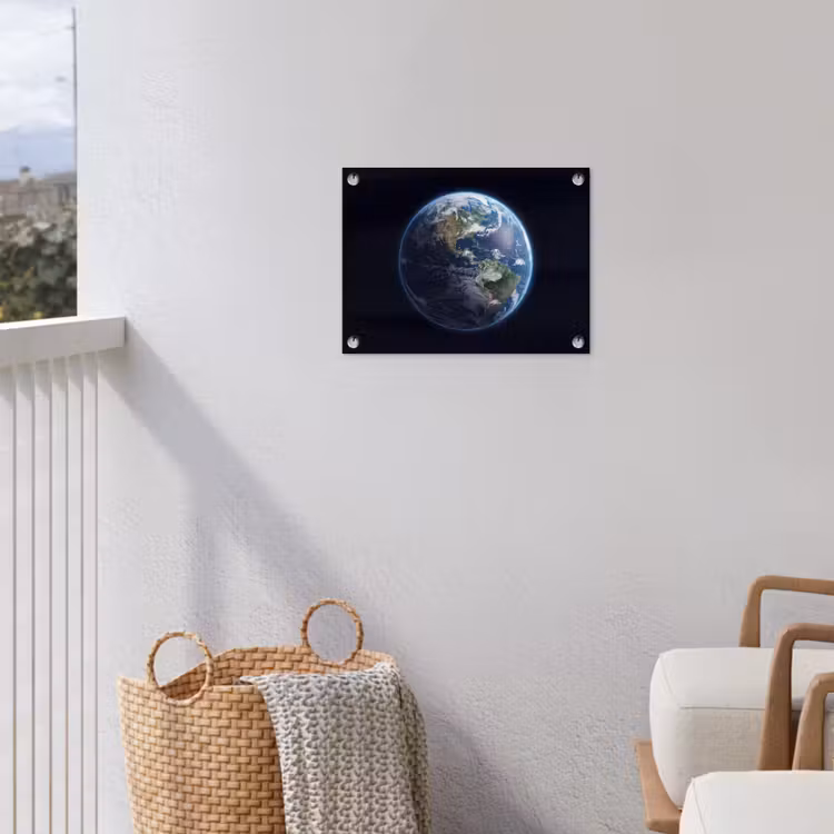 Tuinposter - Aarde - Ruimte - Kosmos - Aarde - Ruimte - Kosmos tuinposter los doek klein