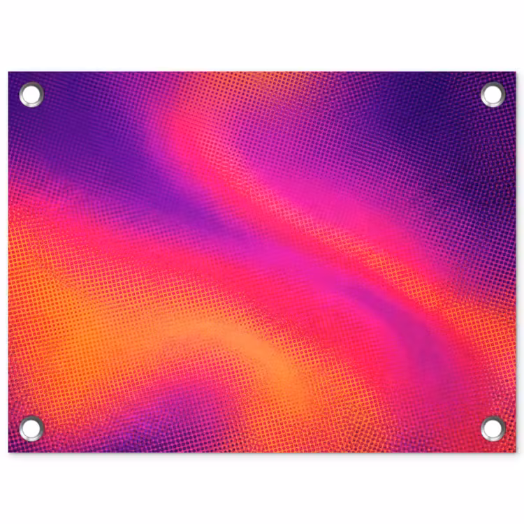 Abstract - Patroon - Kleurverloop tuinposter los doek klein -3d