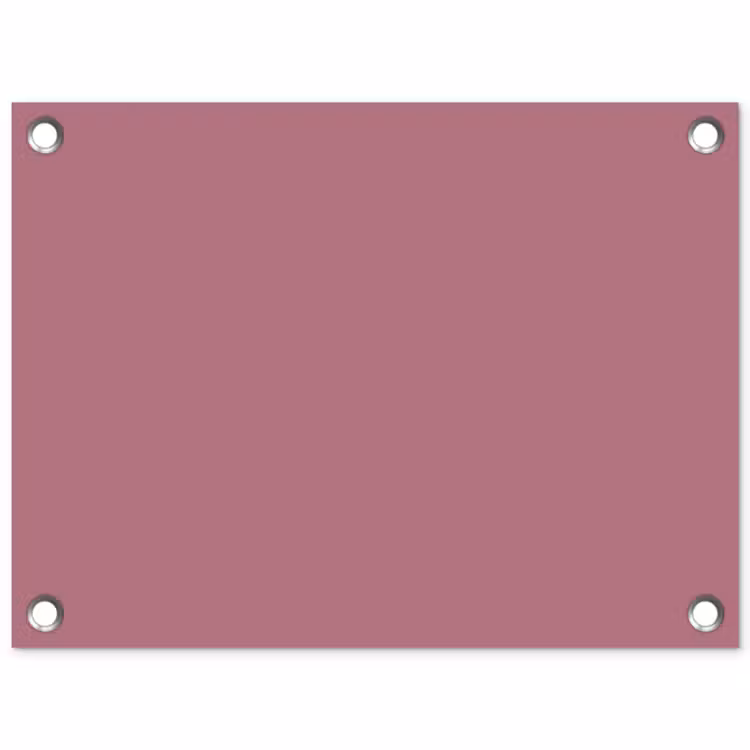 Antique - Mauve - Roze tuinposter los doek klein 239 -3d