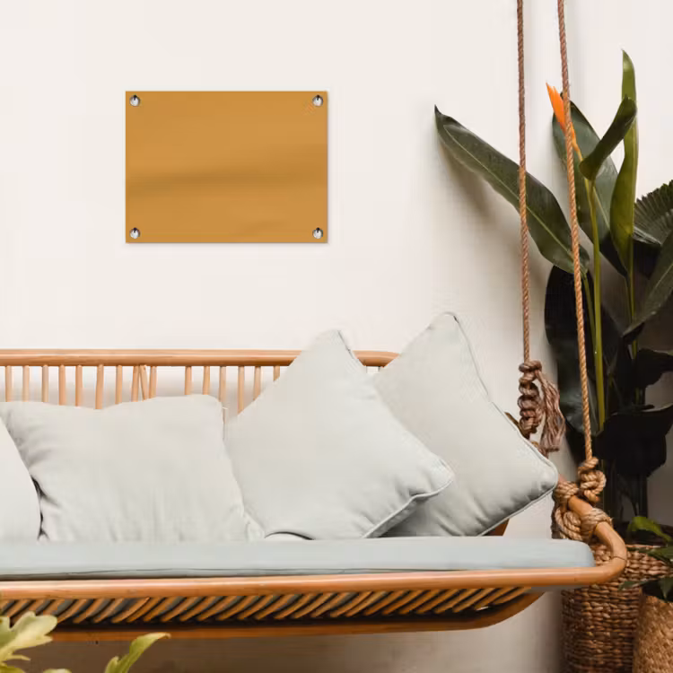 Autumn - Mustard - Geel tuinposter los doek klein 239 -sfeer7
