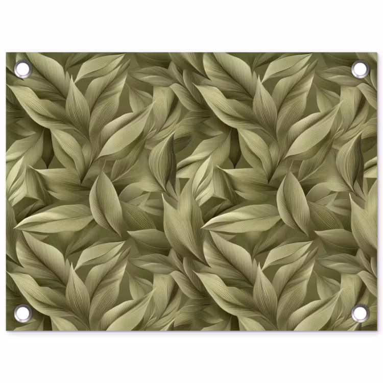 Bladeren - Modern - Groen tuinposter los doek klein 239 -3d