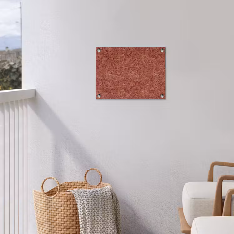 Bloemen - Motief - Rood tuinposter los doek klein 239 -sfeer8