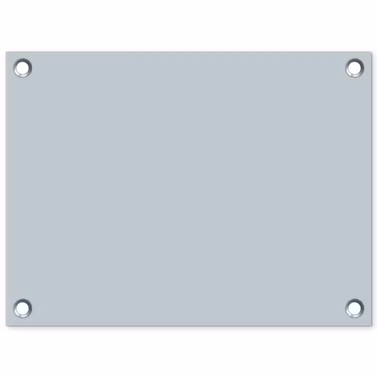 Blue - Bay - Blauw tuinposter los doek klein 239 -3d