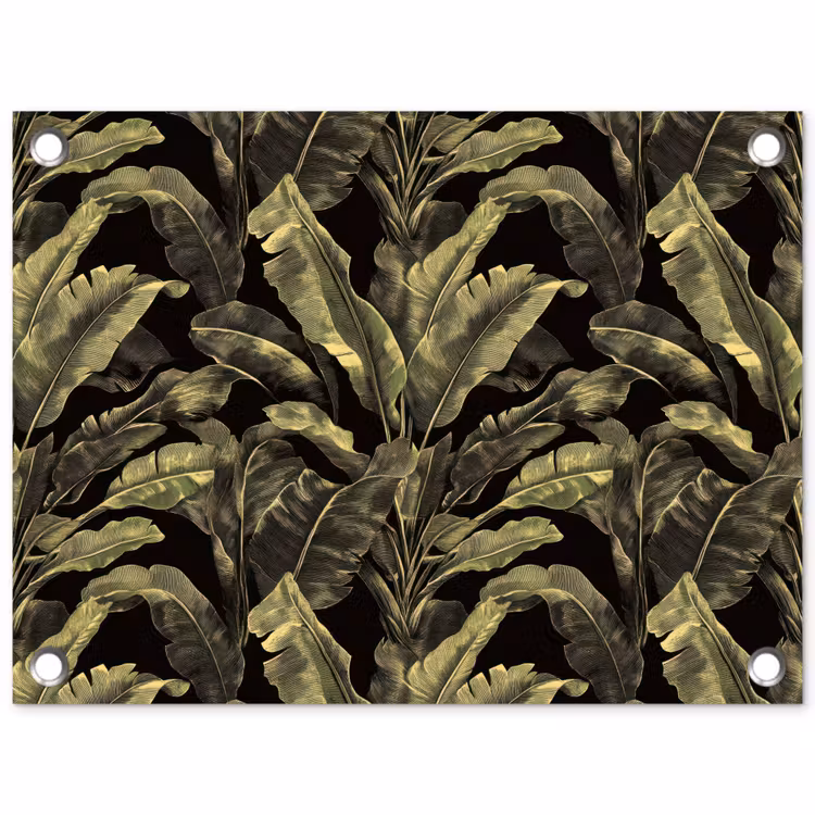 Botanisch - Bladeren - Groen tuinposter los doek klein 239 -3d
