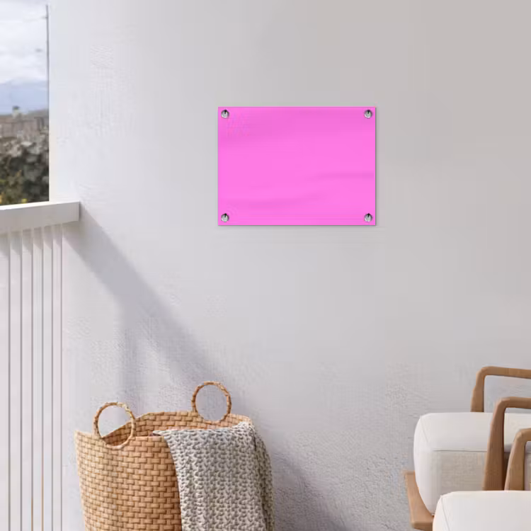 Bright - Orchid - Roze tuinposter los doek klein 239 -sfeer8
