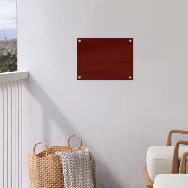 Burnt - Mahogany - Rood tuinposter los doek klein 239 -sfeer8