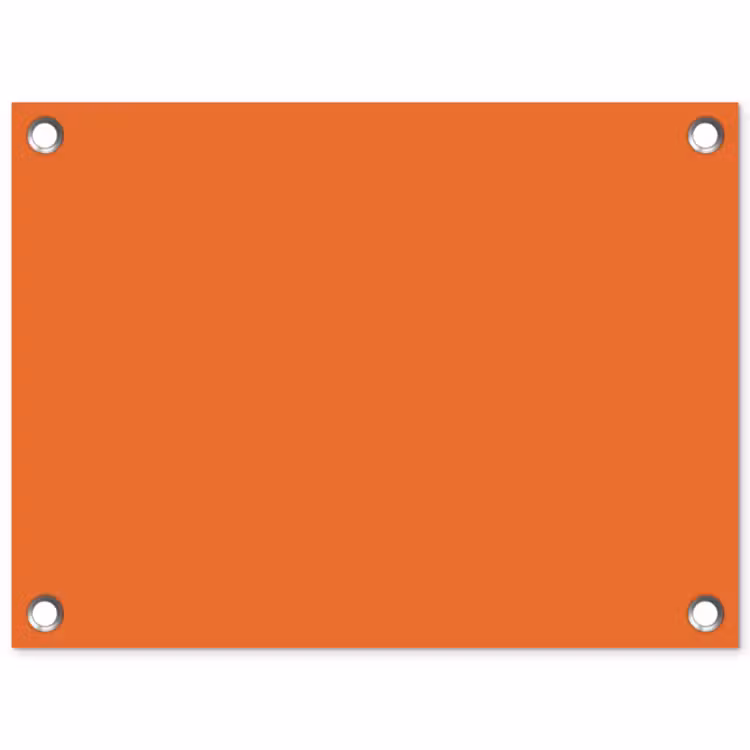 Burnt - Sienna - Oranje tuinposter los doek klein 239 -3d