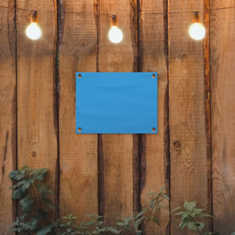 Cerulean - Breeze - Blauw tuinposter los doek klein 239 -sfeer1