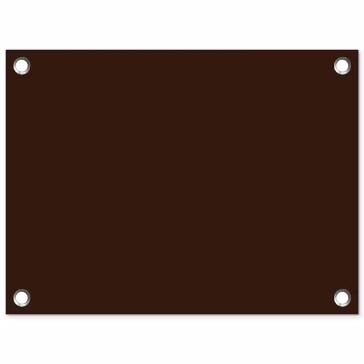 Dark - Chocolate - Bruin tuinposter los doek klein 239 -3d