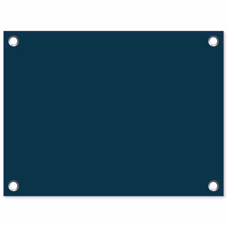 Dark - Indigo - Blauw tuinposter los doek klein 239 -3d