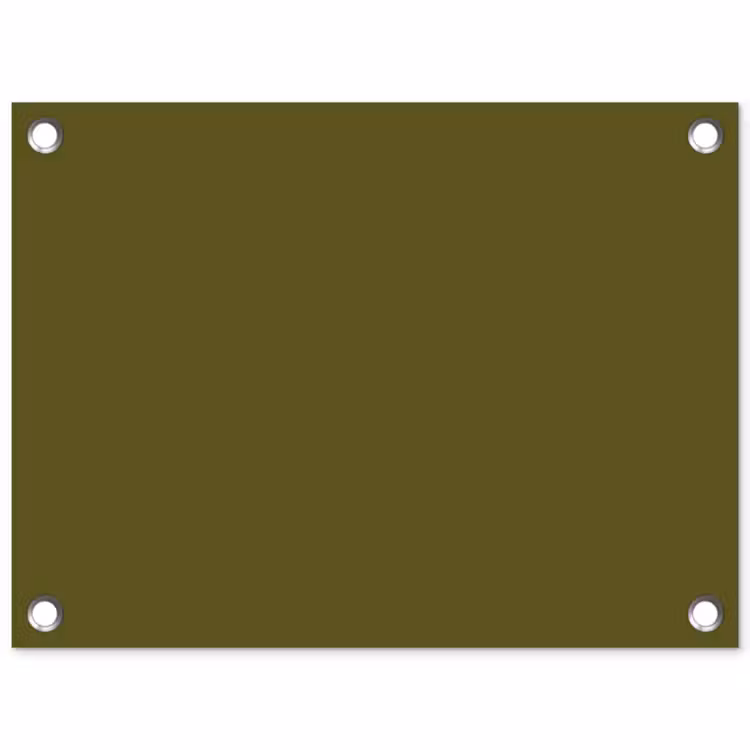 Dark - Olive - Groen tuinposter los doek klein 239 -3d
