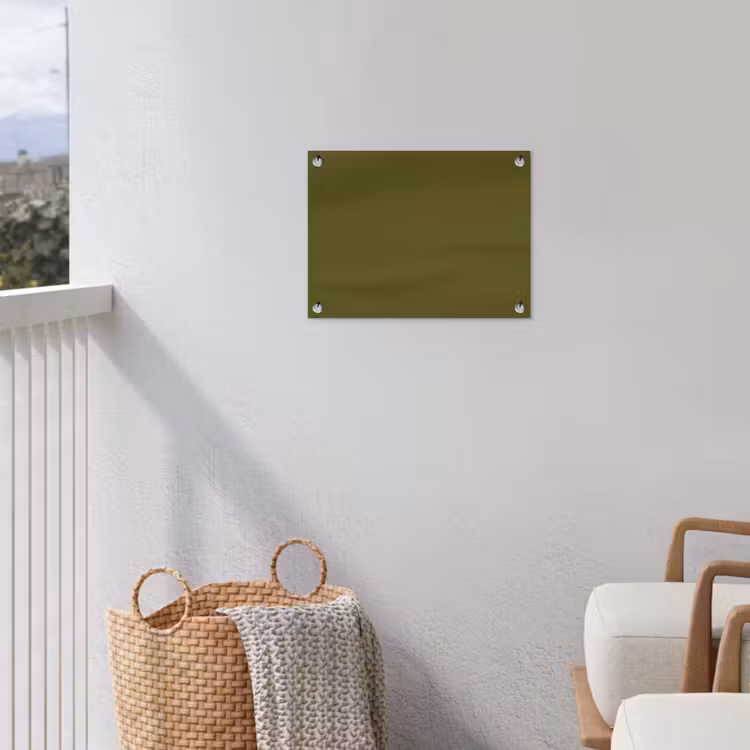Dark - Olive - Groen tuinposter los doek klein 239 -sfeer8