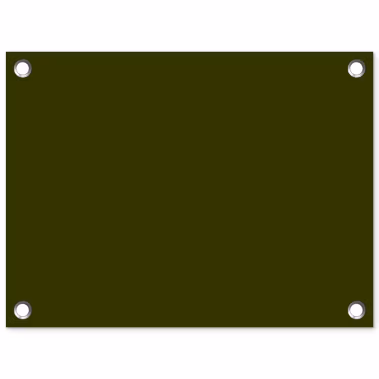 Dark  - Olive - Groen tuinposter los doek klein 239 -3d