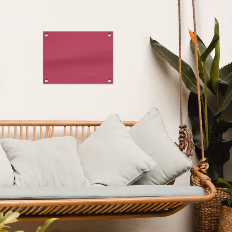 Deep - Berry - Rood tuinposter los doek klein 239 -sfeer7