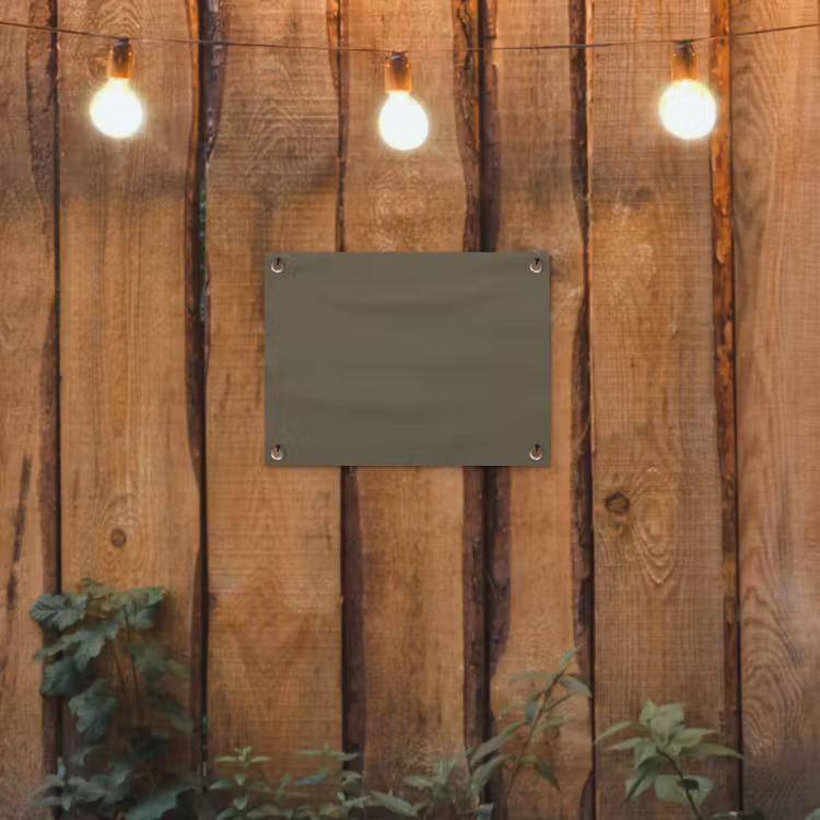 Deep - Khaki - Groen tuinposter los doek klein 239 -sfeer1