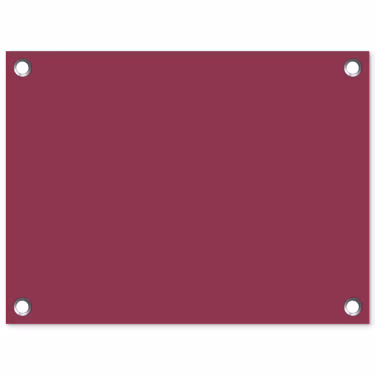 Deep - Rasberry - Rood tuinposter los doek klein 239 -3d