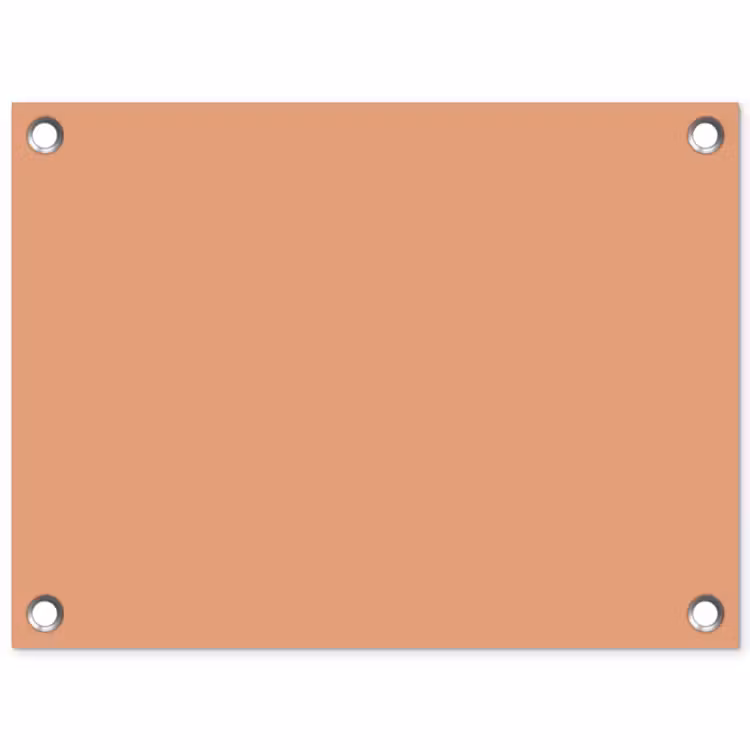 Desert - Coral - Koraal tuinposter los doek klein 239 -3d
