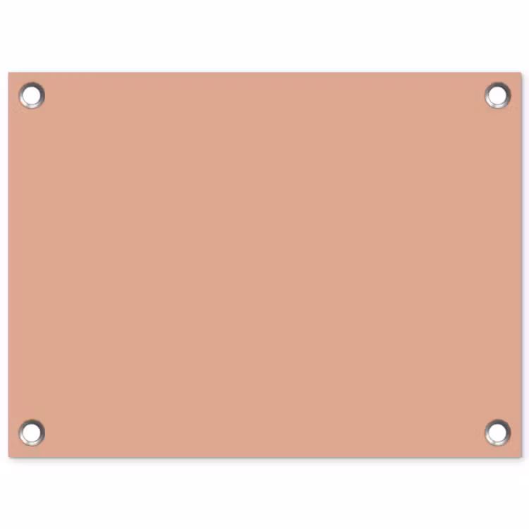 Dusty - Rose - Roze tuinposter los doek klein 239 -3d