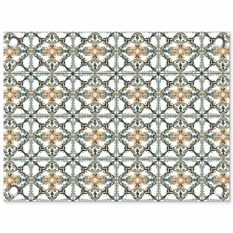 Floraal - Verweerd - Keurrijk tuinposter los doek klein 239 -3d