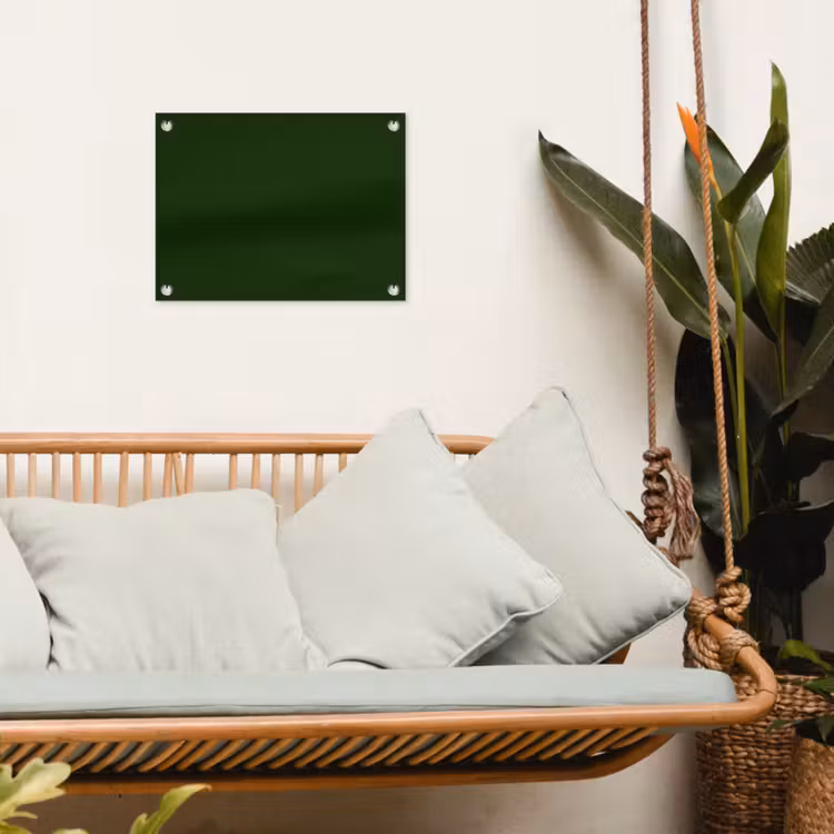 Forest - Green - Groen tuinposter los doek klein 239 -sfeer7