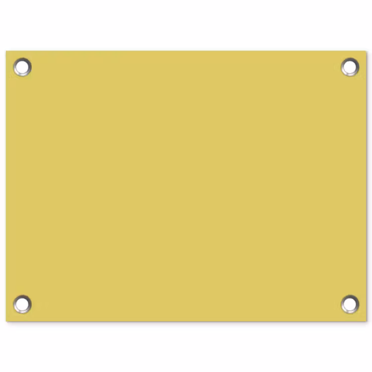 Golden - Ochre - Geel tuinposter los doek klein 239 -3d