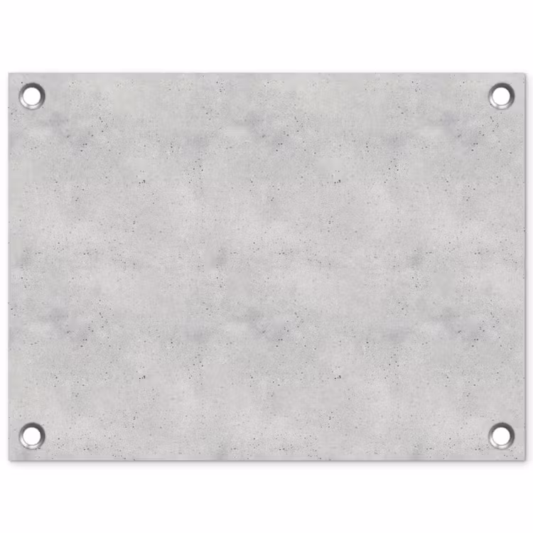 Grijs - Beton - Neutraal tuinposter los doek klein 239 -3d