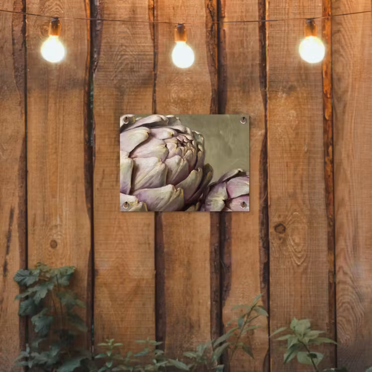 Tuinposter - Groente - Stilleven - Schilderij - Groente - Stilleven - Schilderij tuinposter los doek klein