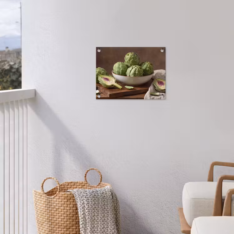 Tuinposter - Groenten - Artisjok - Keuken - Groenten - Artisjok - Keuken tuinposter los doek klein