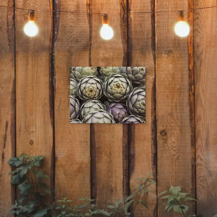 Tuinposter - Groenten - Vers - Eten - Groenten - Vers - Eten tuinposter los doek klein