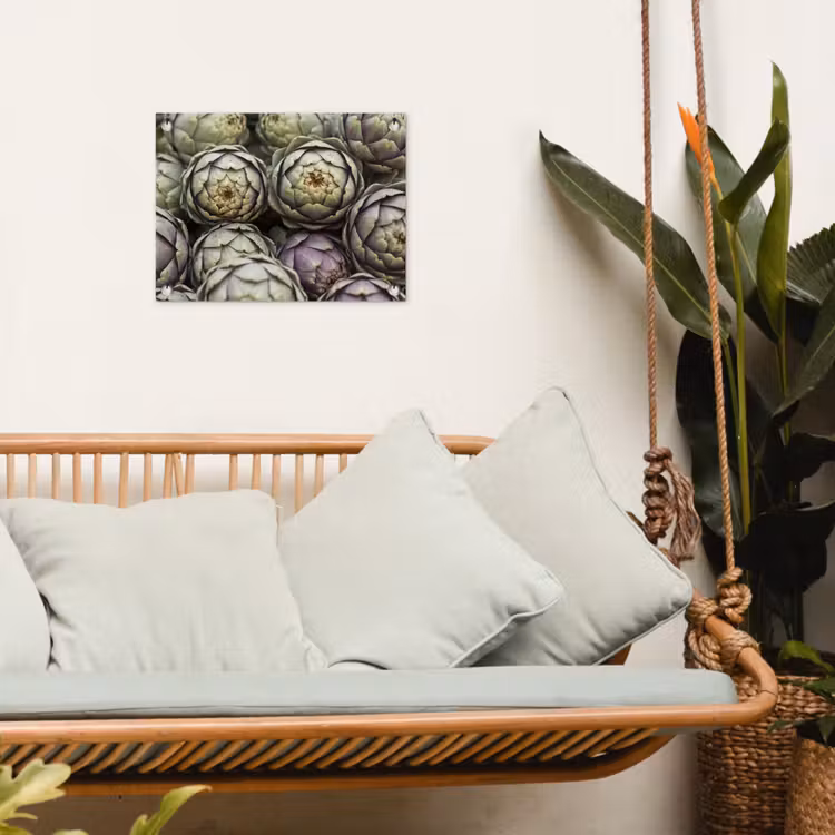 Tuinposter - Groenten - Vers - Eten - Groenten - Vers - Eten tuinposter los doek klein