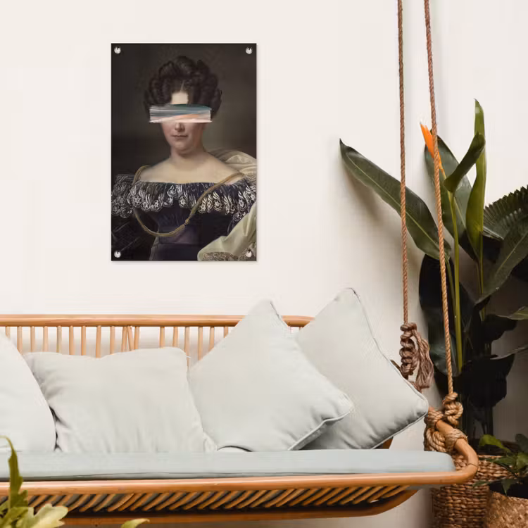 Johanna Henriette Engelen - Dubois Drahonet - Pastel tuinposter los doek klein -sfeer7