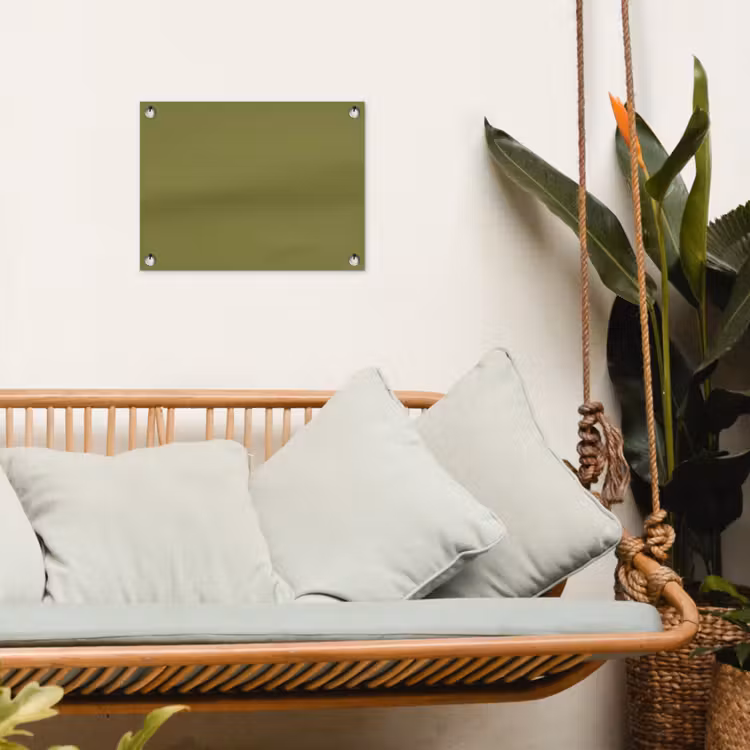Juniper - Groen - Organisch tuinposter los doek klein 239 -sfeer7