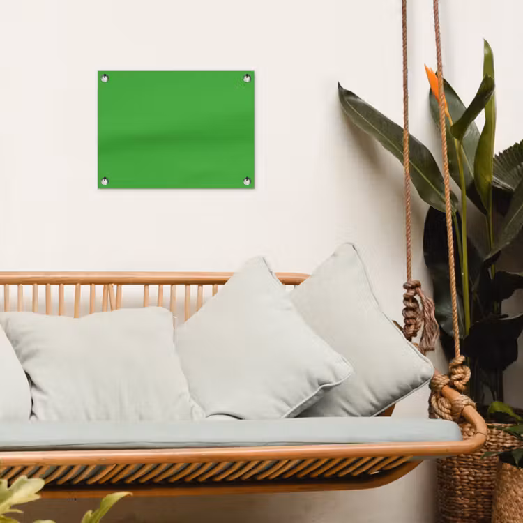 Kelly - Green - Groen tuinposter los doek klein 239 -sfeer7