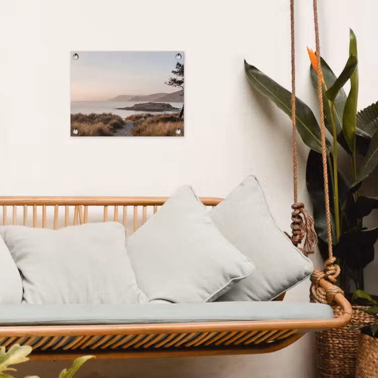 Landschap - Kust - Duinen tuinposter los doek klein -sfeer7