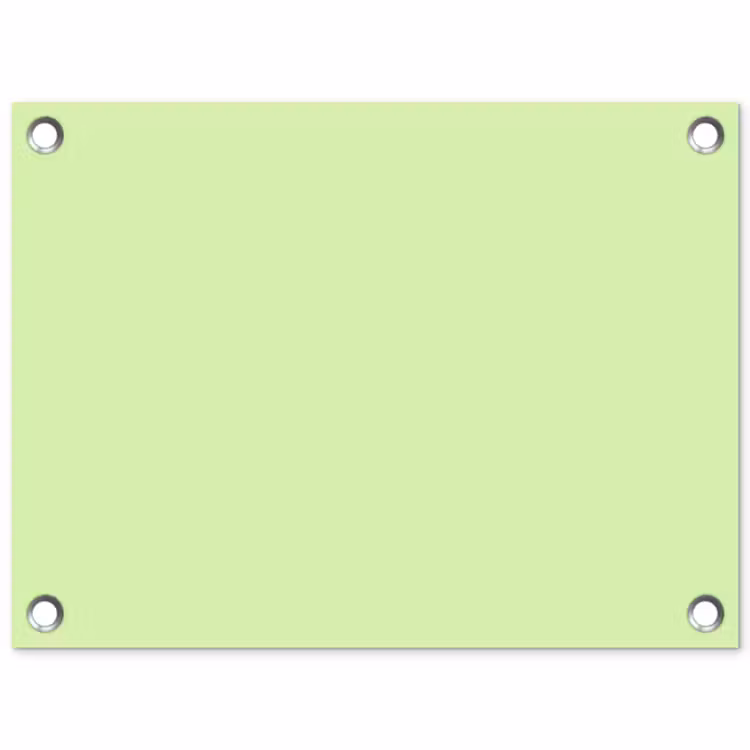 Light - Lime - Groen tuinposter los doek klein 239 -3d