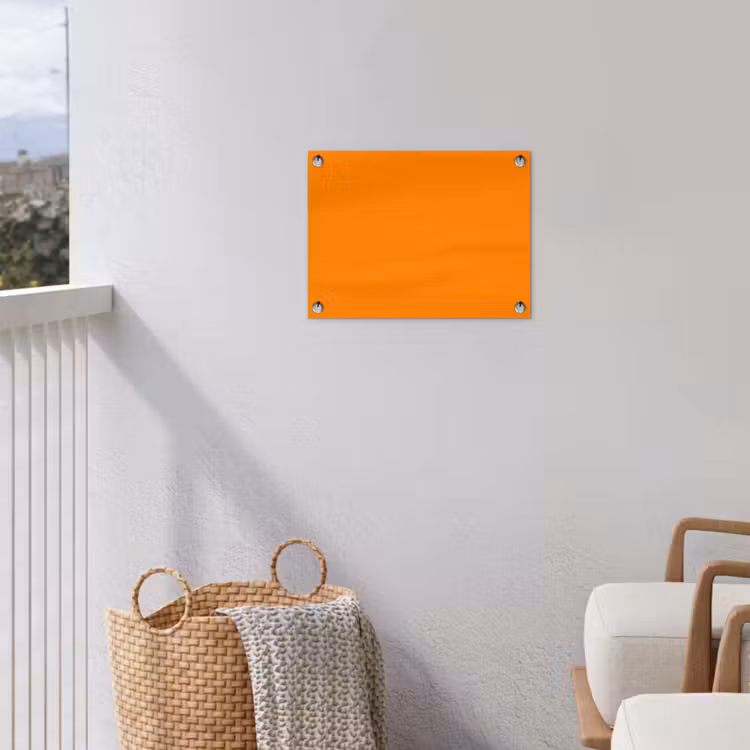Marigold - Glow - Oranje tuinposter los doek klein 239 -sfeer8