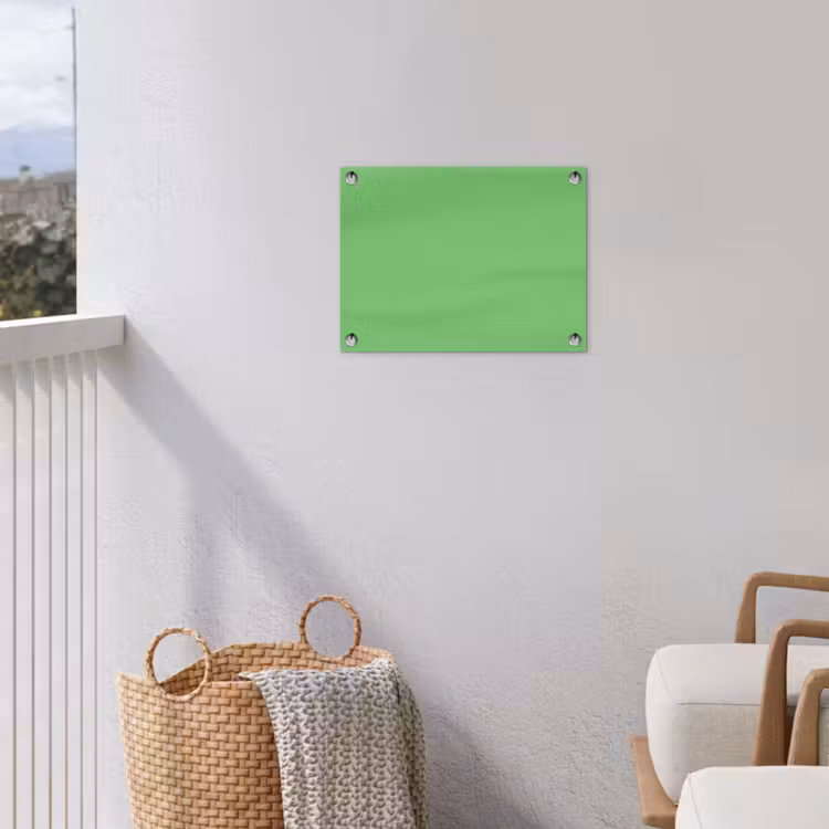 Meadow - Green - Groen tuinposter los doek klein 239 -sfeer8