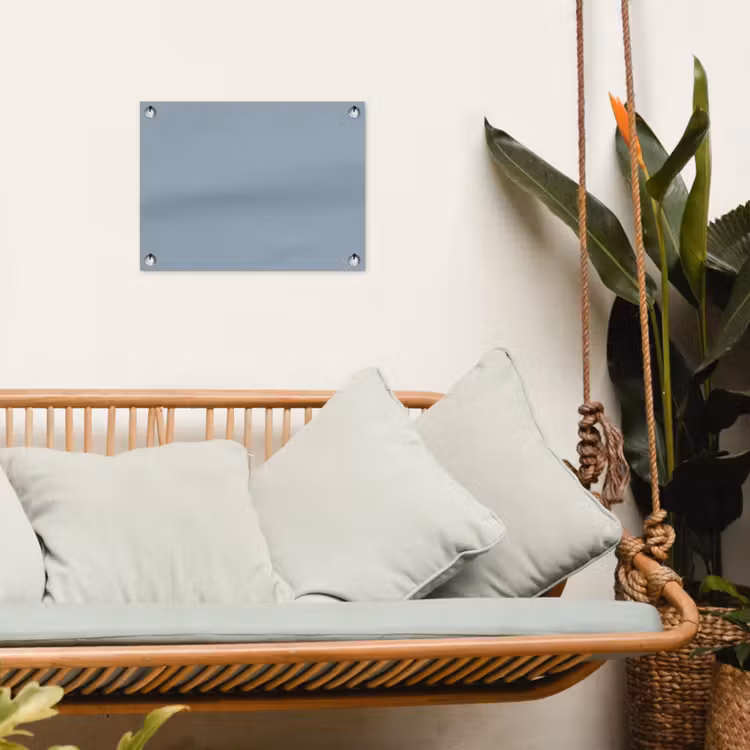 Mellow - Breeze - Blauw tuinposter los doek klein 239 -sfeer7
