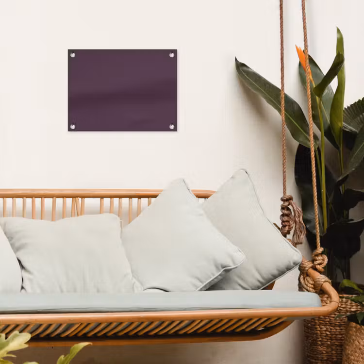 Midnight - Plum - Paars tuinposter los doek klein 239 -sfeer7