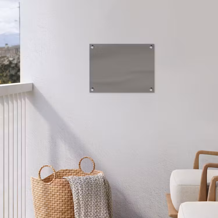 Mineral - Grey - Grijs tuinposter los doek klein 239 -sfeer8