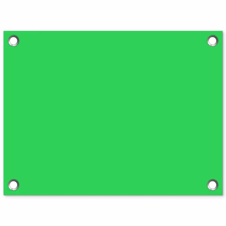 Mint - Green - Groen tuinposter los doek klein 239 -3d