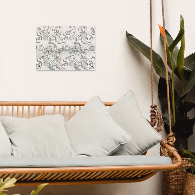 Monstera - Palmblad - Jungle - Tropisch tuinposter los doek klein -sfeer7