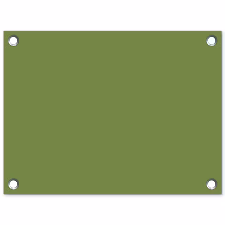 Moss - Green - Groen tuinposter los doek klein 239 -3d