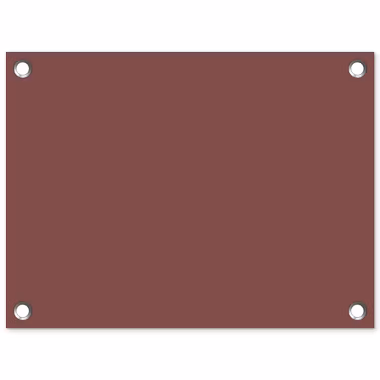 Muted - Raisin - Rood tuinposter los doek klein 239 -3d