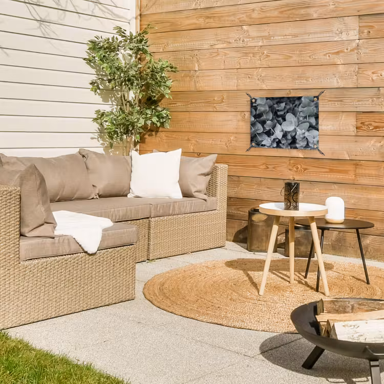 Natuur - Planten - Eucalyptus - Bladeren tuinposter los doek klein -sfeer4