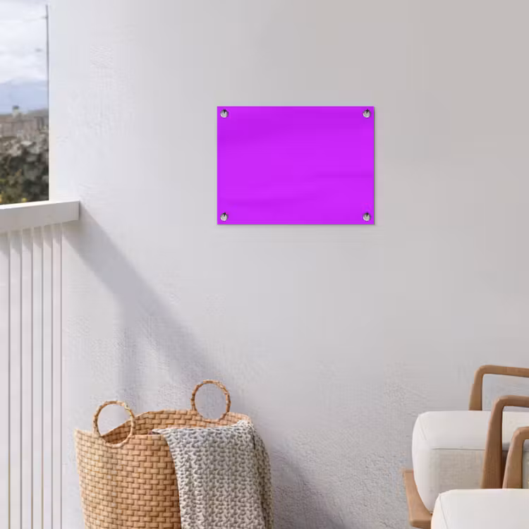 Neon - Orchid - Paars tuinposter los doek klein 239 -sfeer8
