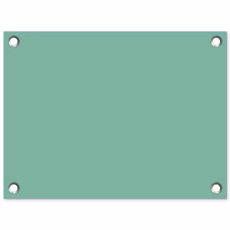 Ocean - Jade - Groen tuinposter los doek klein 239 -3d