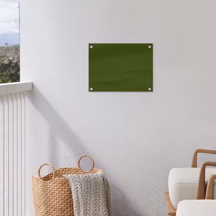 Olive - Drab - Groen tuinposter los doek klein 239 -sfeer8